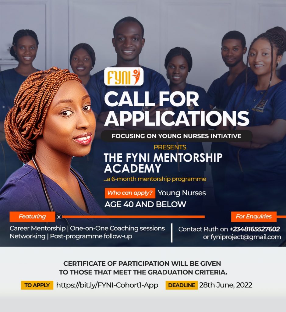FYNI Mentorship academy application banner 